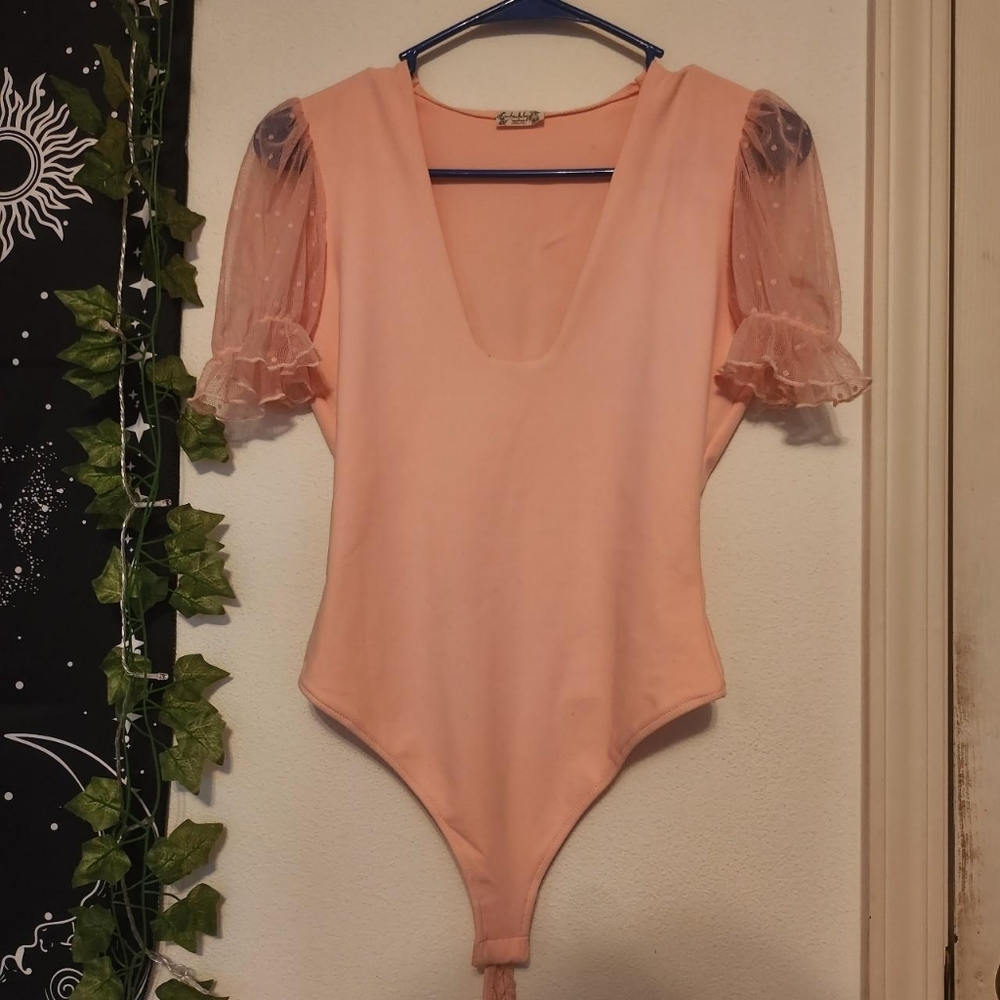 Free people bodysuit leaotard